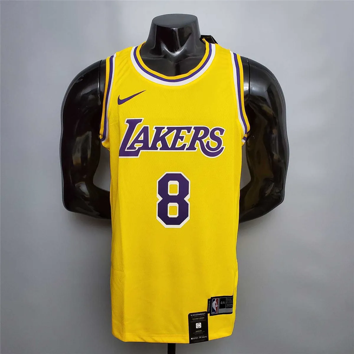 Bryant #8 Lakers Round neck yellow 7