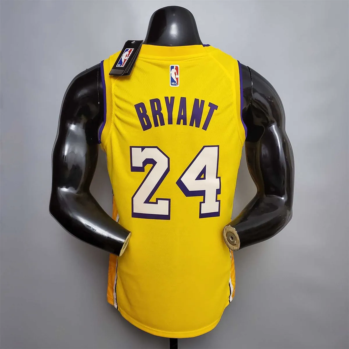 Bryant #24 Lakers V-neck City Edition yellow 5