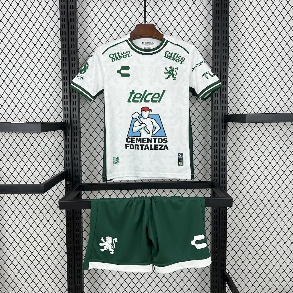 25-26 León Away Kid Kits Soccer AAAAJersey Yupoo 16-28 6