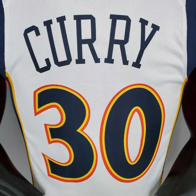 Curry #30 Warriors Rookie White 6