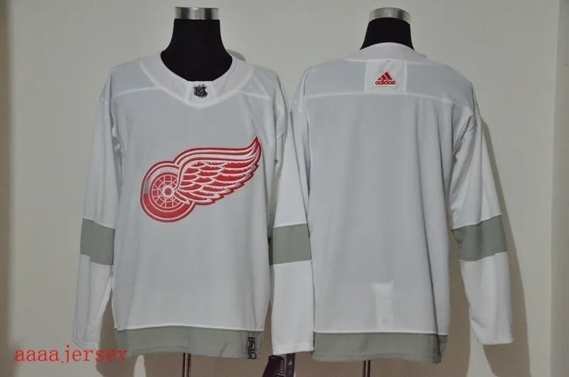 Detroit Red Wings ice hockey jersey M-3XL 底特律红翼队冰球服 2