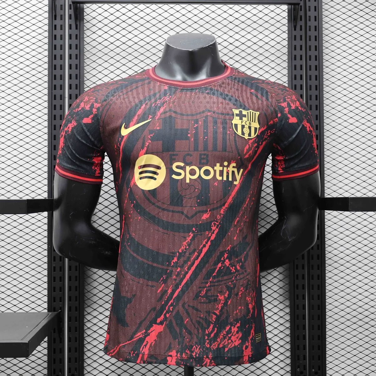 24-25 Barcelona Red Special Edition Player Version Shirt Soccer AAAAJersey Yupoo 3