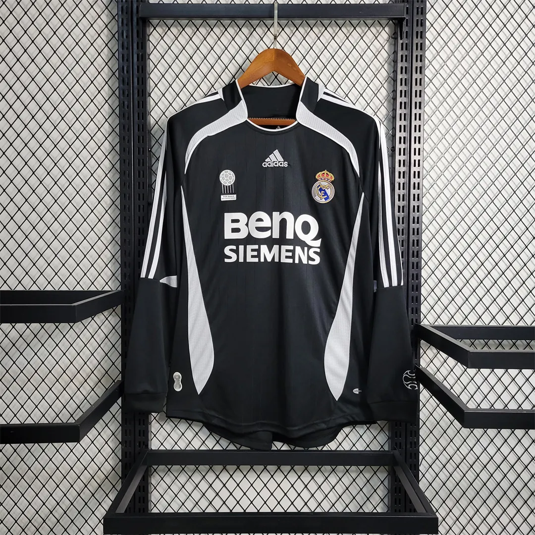 06-07 Real Madrid third away Long Sleeve 10
