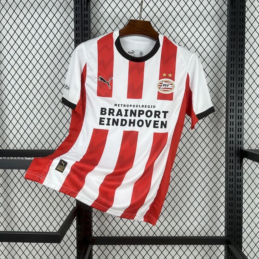 25-26 PSV Eindhoven Home Shirt Football Apparels AAAAJersey Supply Yupoo 7