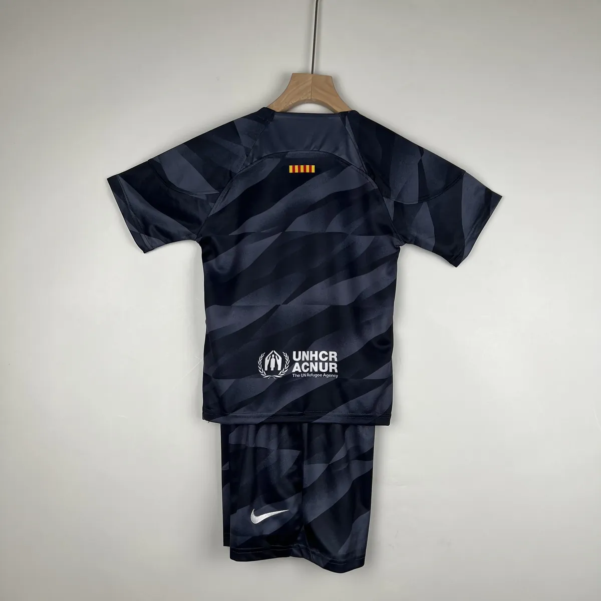 23-24 Kids Goalkeeper Barcelona Black Size 16-28 8