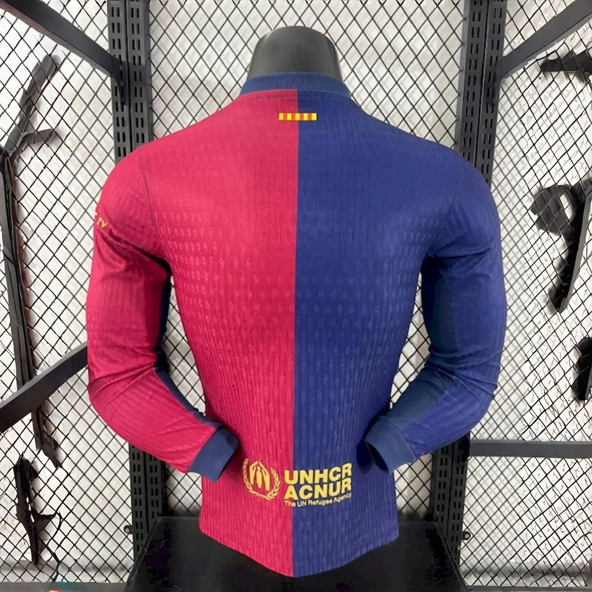 24-25 Barcelona x Travis Scott Home Long Sleeve Kit Player Version Shirt AAAAJersey Yupoo 1