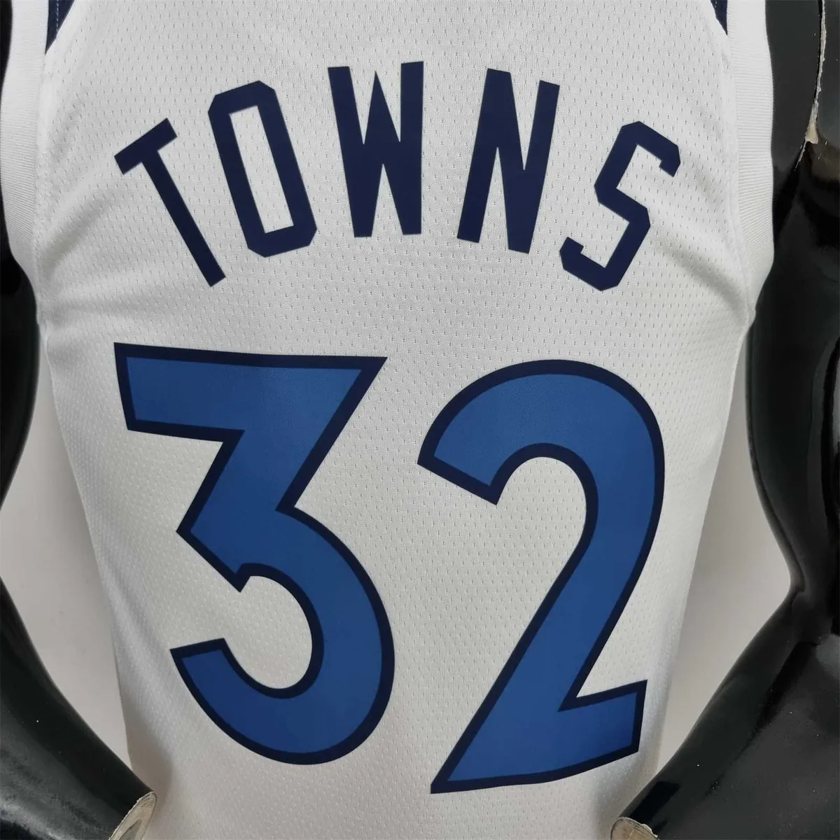 75th Anniversary Minnesota Timberwolves TOWNS#32 Royal White NBA Jersey 7