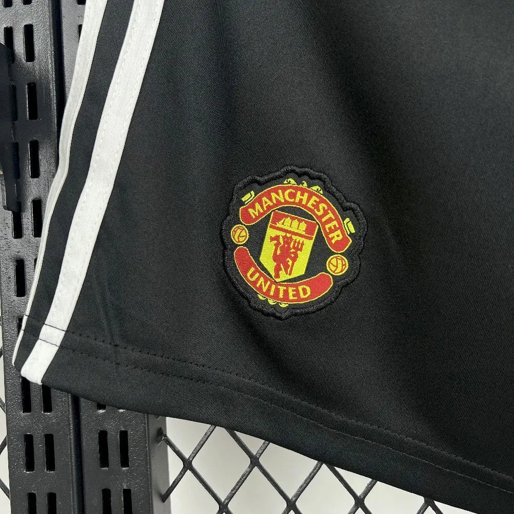 25-26 Manchester United Home Kit Shorts Soccer AAAAJersey Yupoo S-2XL 1