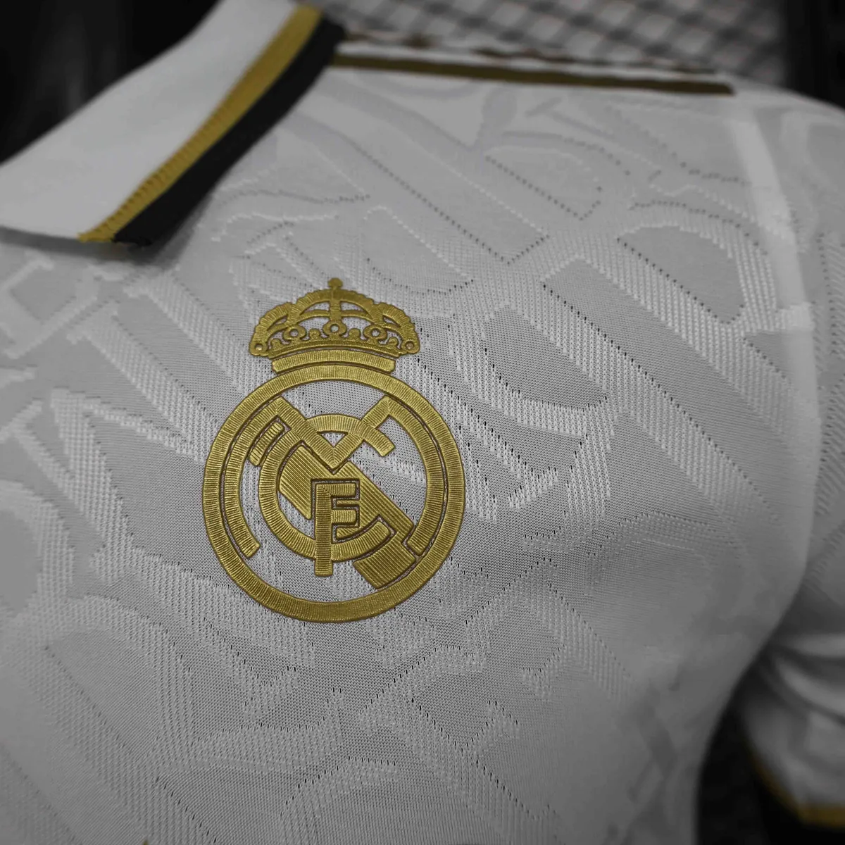 24-25 Real Madrid Originals White and Gold Kit Player Version Shirt AAAAJersey Supplier Yupoo 5