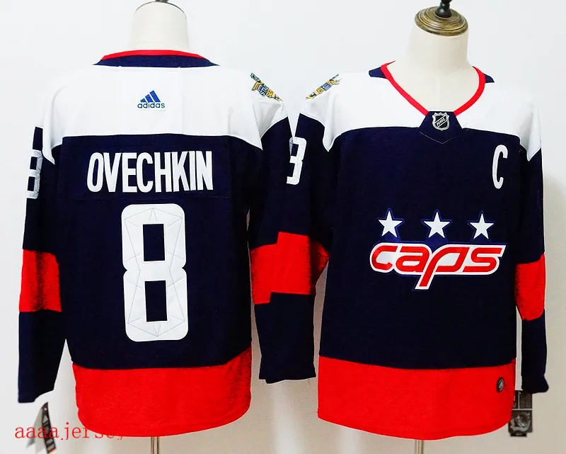 Washington Capitals ice hockey jersey M-3XL 华盛顿首都队冰球服 4