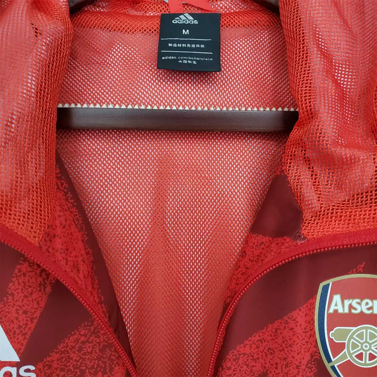 21-22 Arsenal Red Windbreaker 8