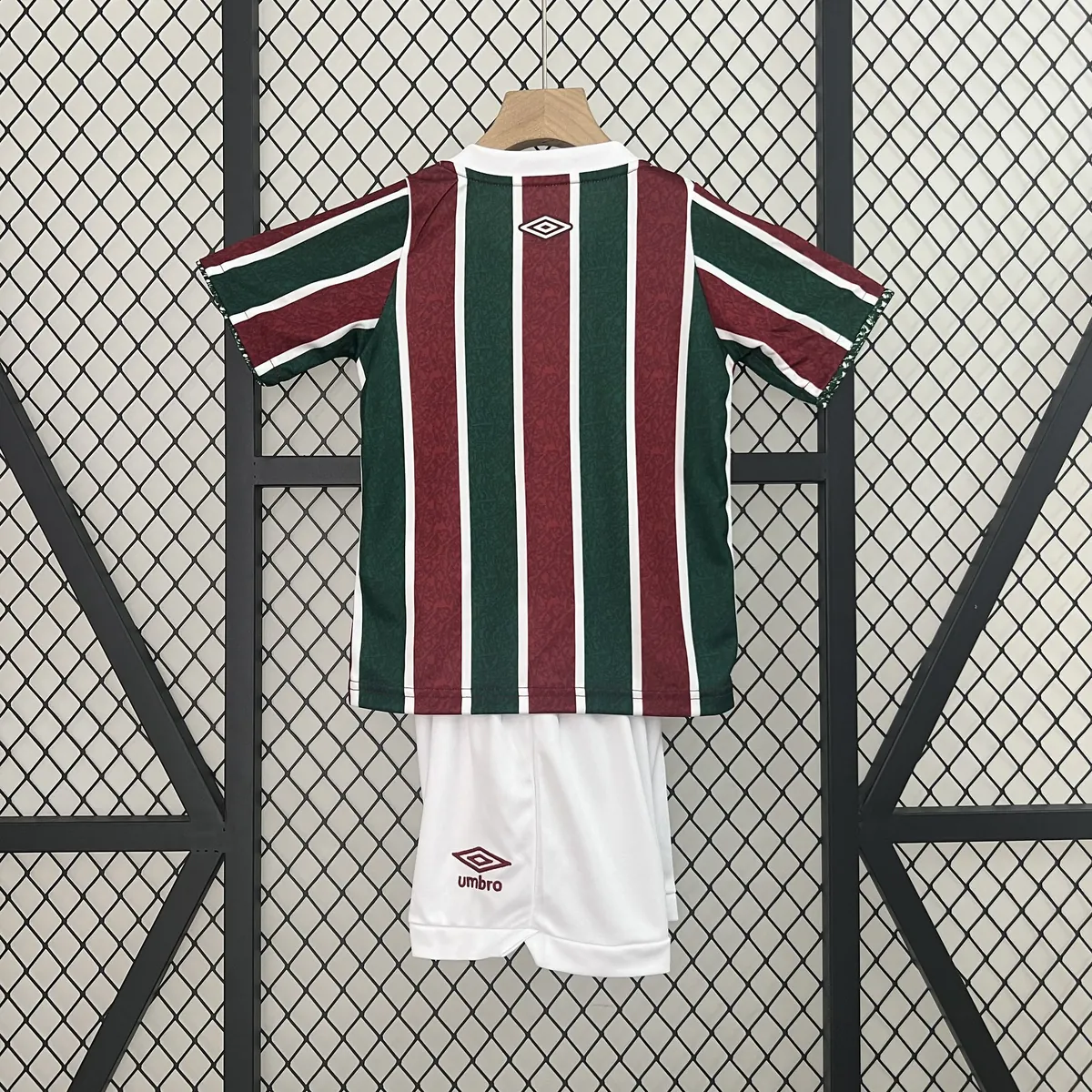 24-25 Fluminense Home Kid Kits Youth Apparels AAAAJersey Wholesale Yupoo 7
