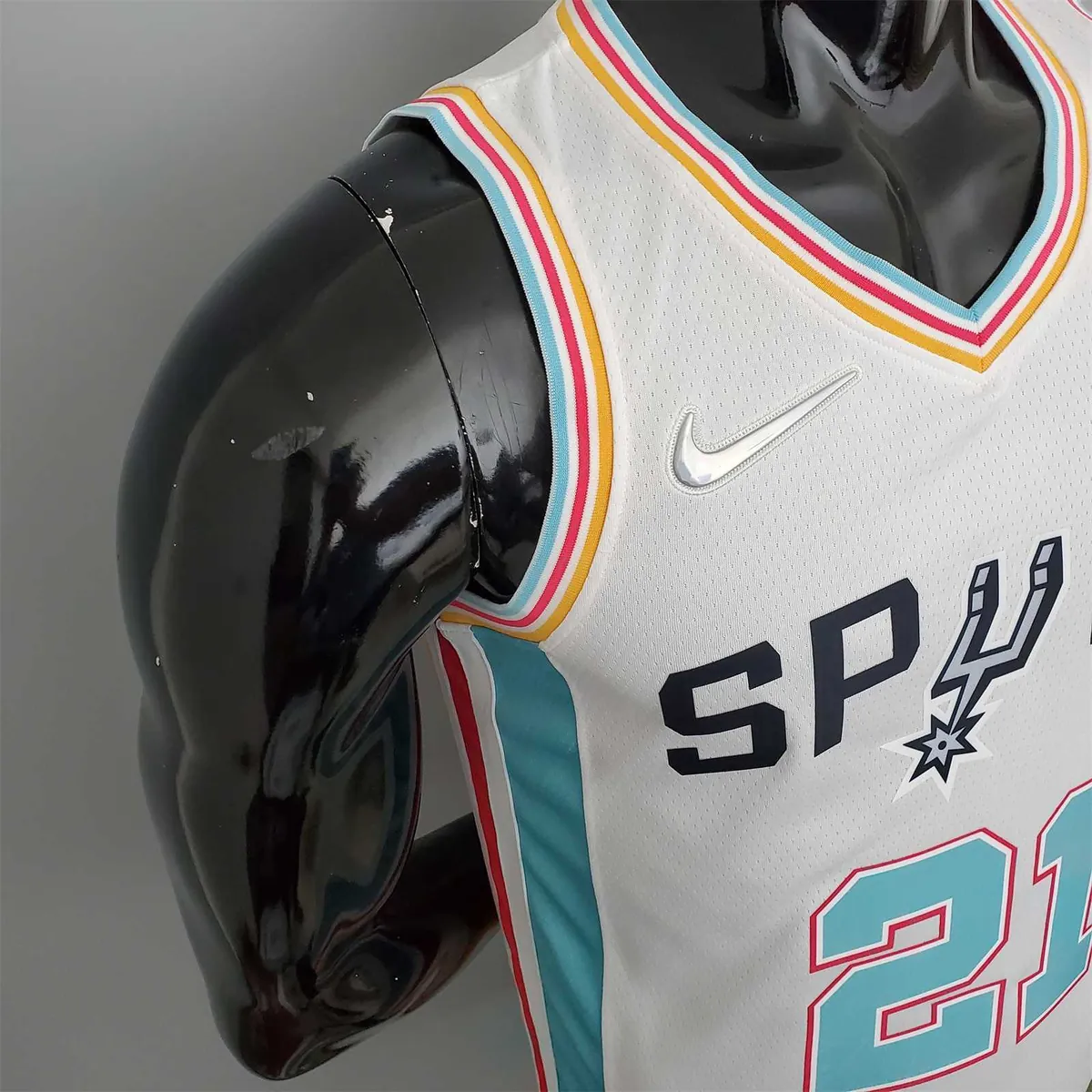 2022 Season Duncan #21 Spurs City Edition White 6