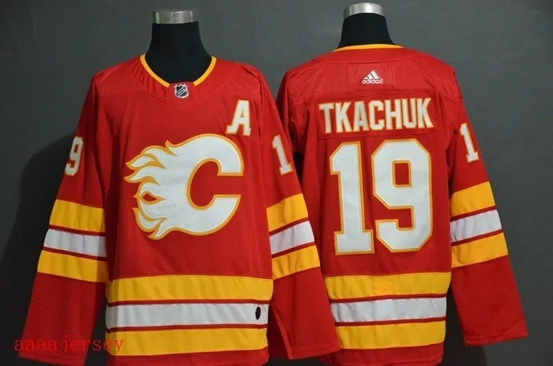 Calgary Flames ice hockey jersey M-3XL 卡加利火焰队冰球服 2