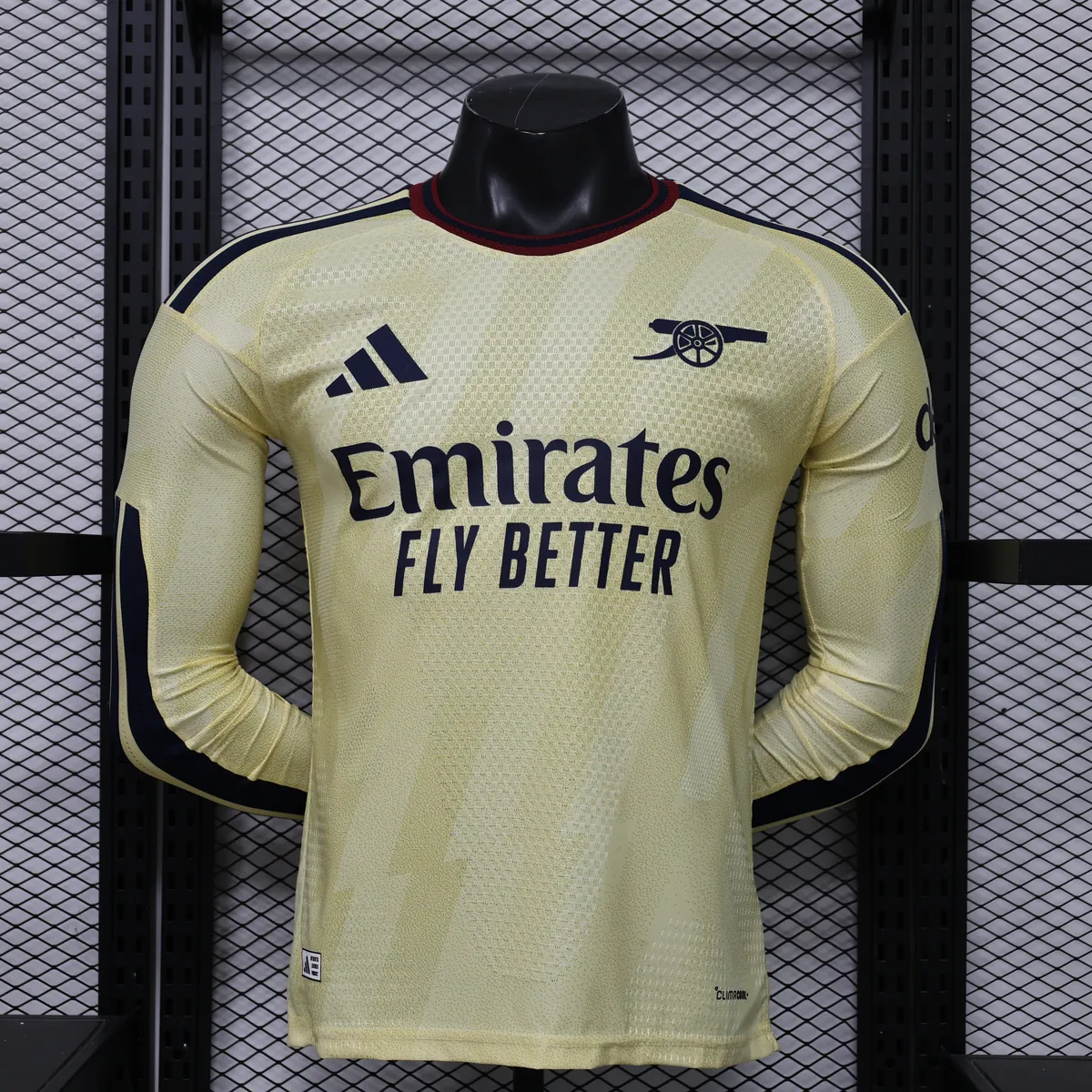 26-27 Arsenal Mens Third Away Kit Player Version Soccer Long Sleeve Shirt AAAAJersey Dropship Yupoo 7