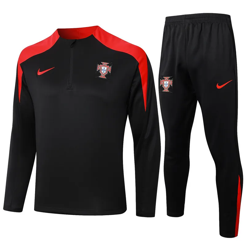 2024 Portugal Long Sleeve Training Suit Football Shirts 3