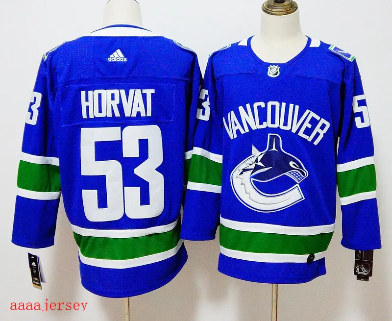 Vancouver Canucks ice hockey jersey M-3XL 温哥华加人队冰球服 5