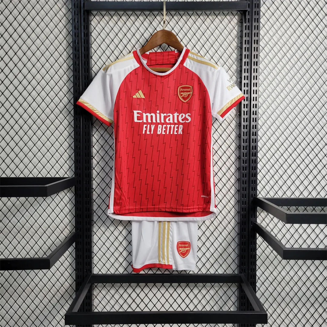 23-24 Arsenal home kids kit 14