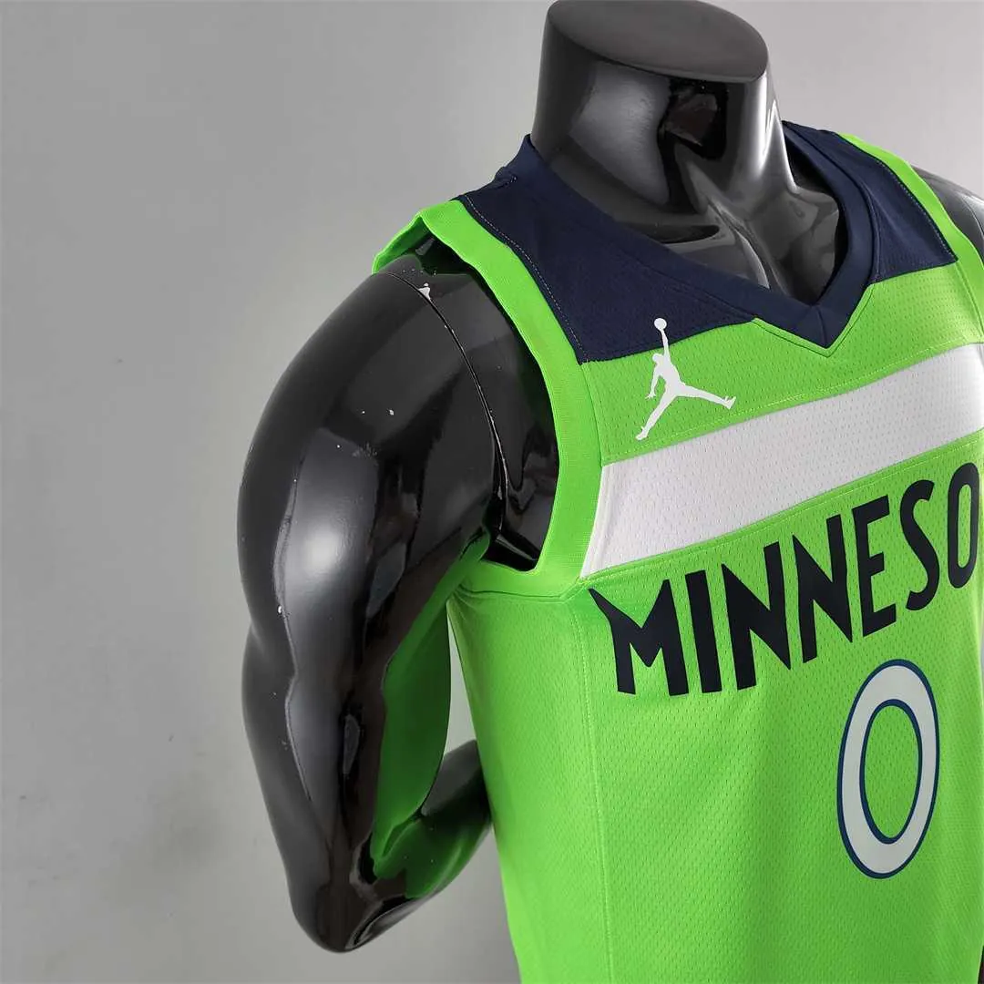 Minnesota Timberwolves RUSSELL#0 Air Jordan NBA Jersey Blue 8