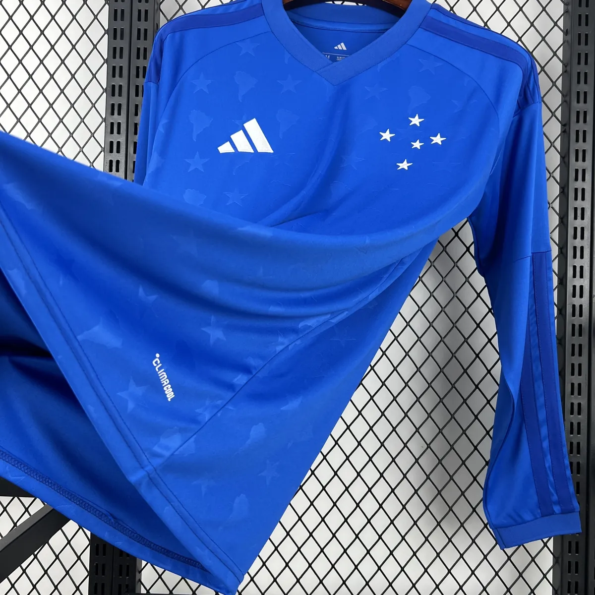 2026-27 Cruzeiro Home Blue Long Sleeve Soccer Shirt Fan Version 7