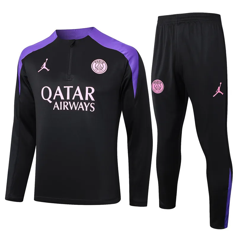 24-25 PSG Long Sleeve Training Suit Football Shirts 3