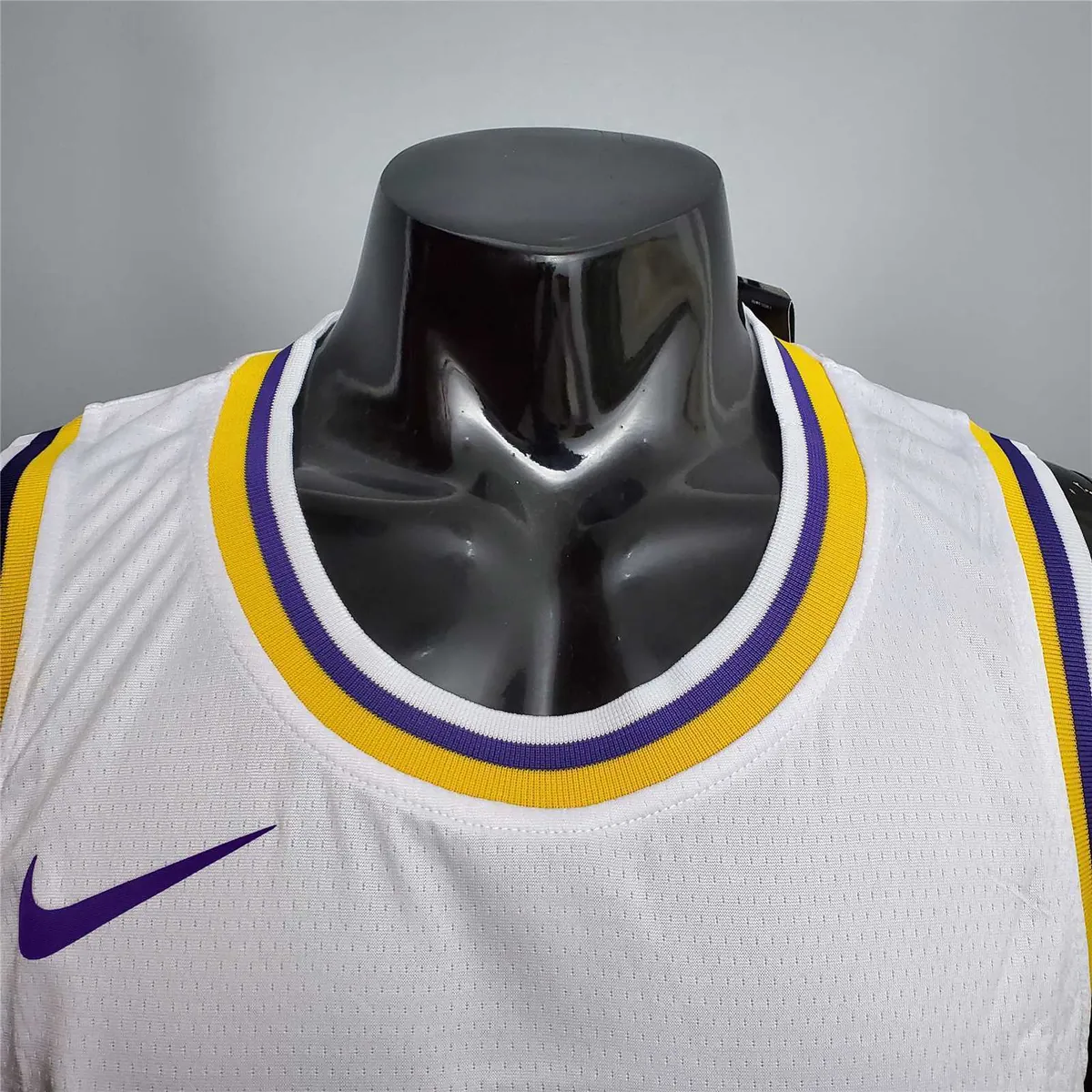 James #23 Lakers Round neck white 5