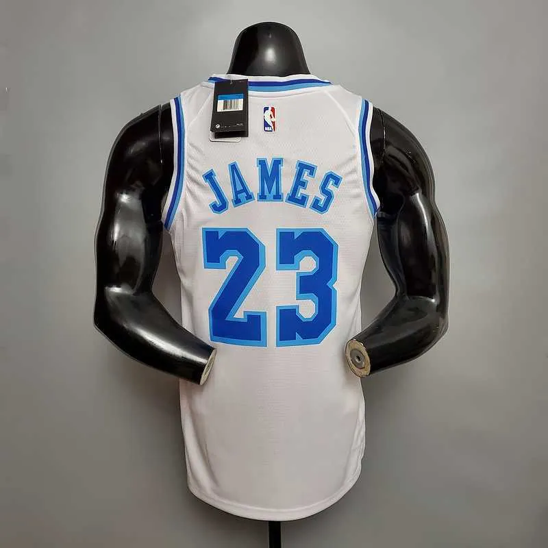 New James #23 Lakers white 5