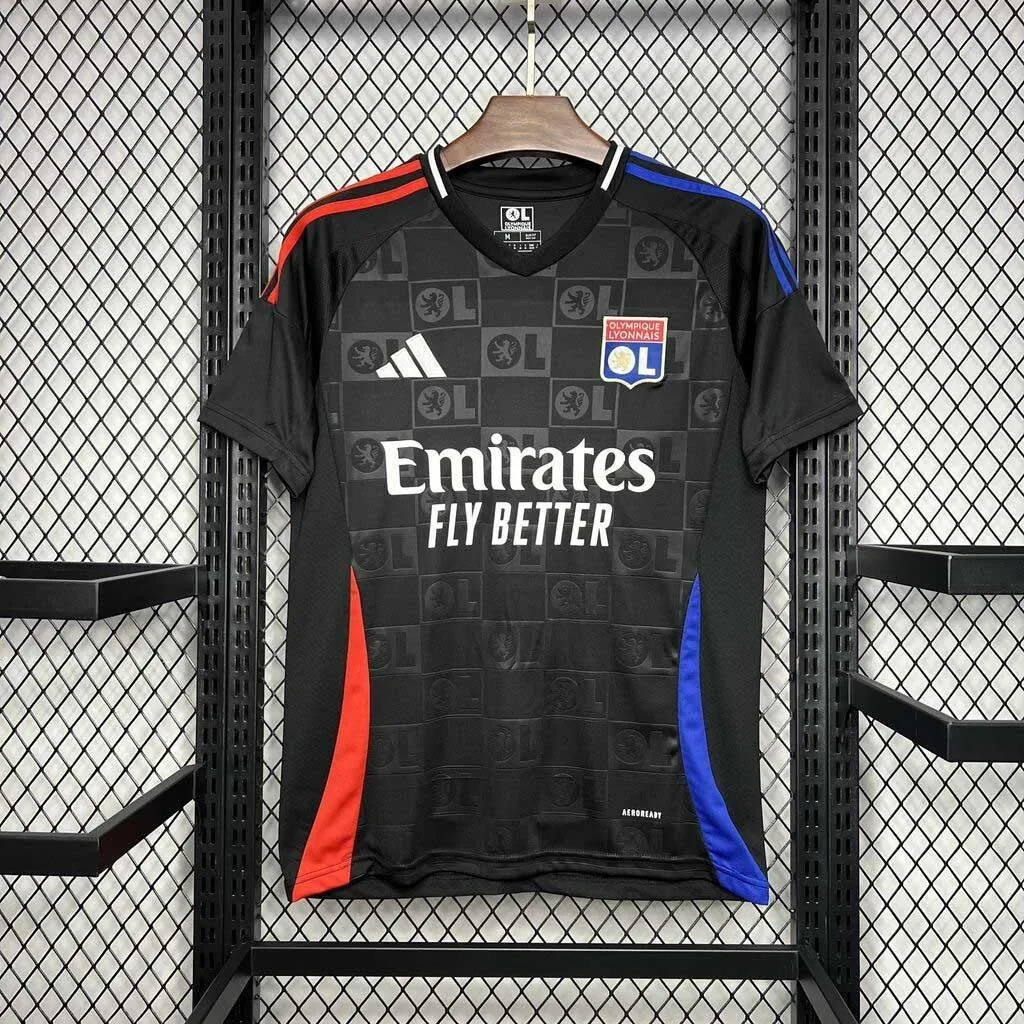 24-25 Lyon Away Kit Football Apparels Sport AAAAJersey Yupoo 5