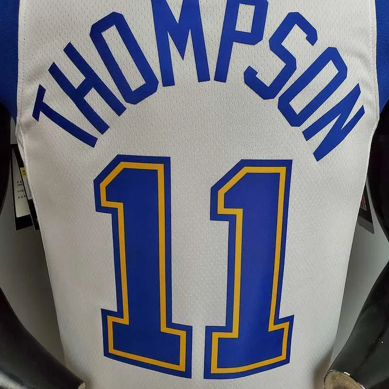 Retro version THOMPSON#11 Golden State Warriors white 2