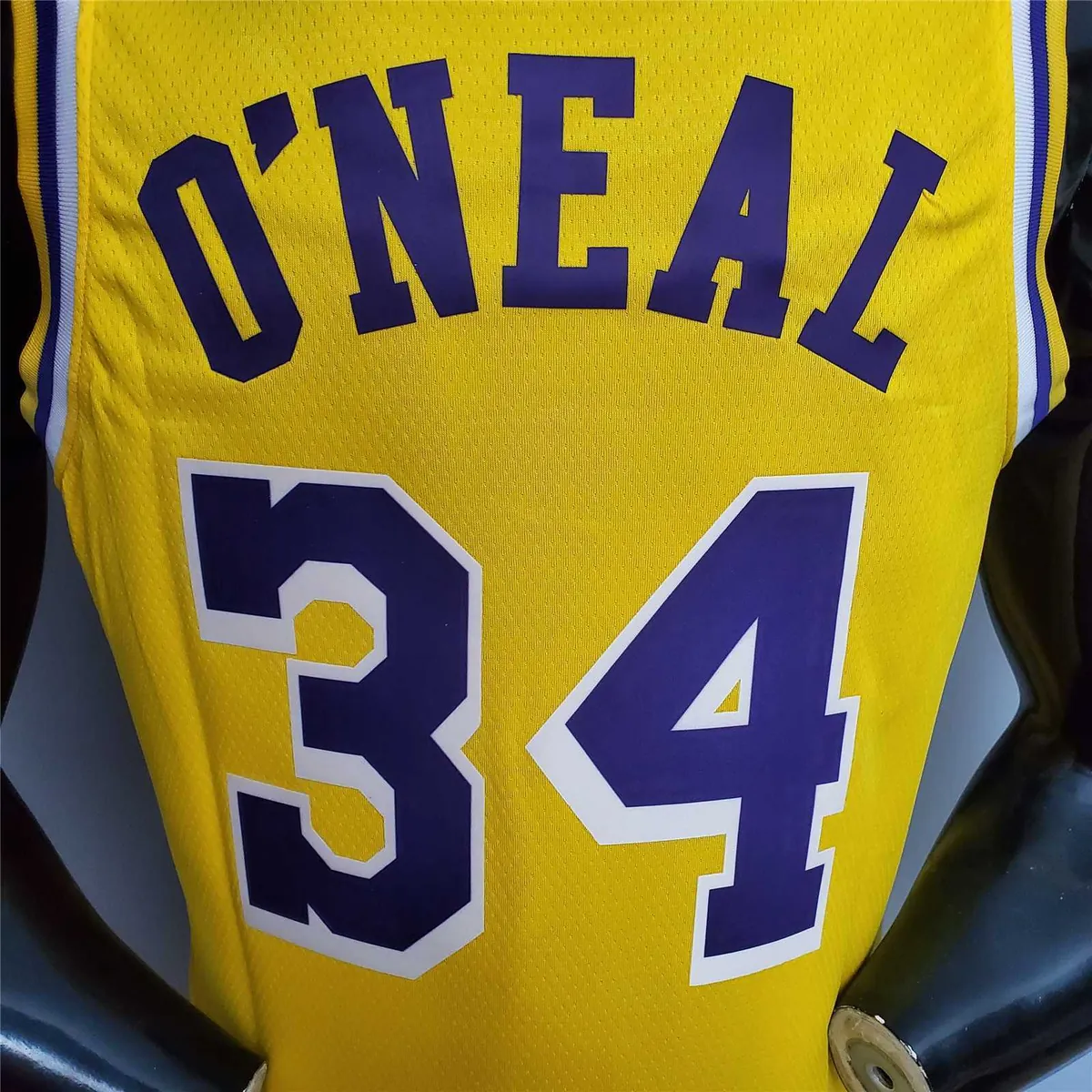 O'Neal #34 Lakers Round neck yellow 5