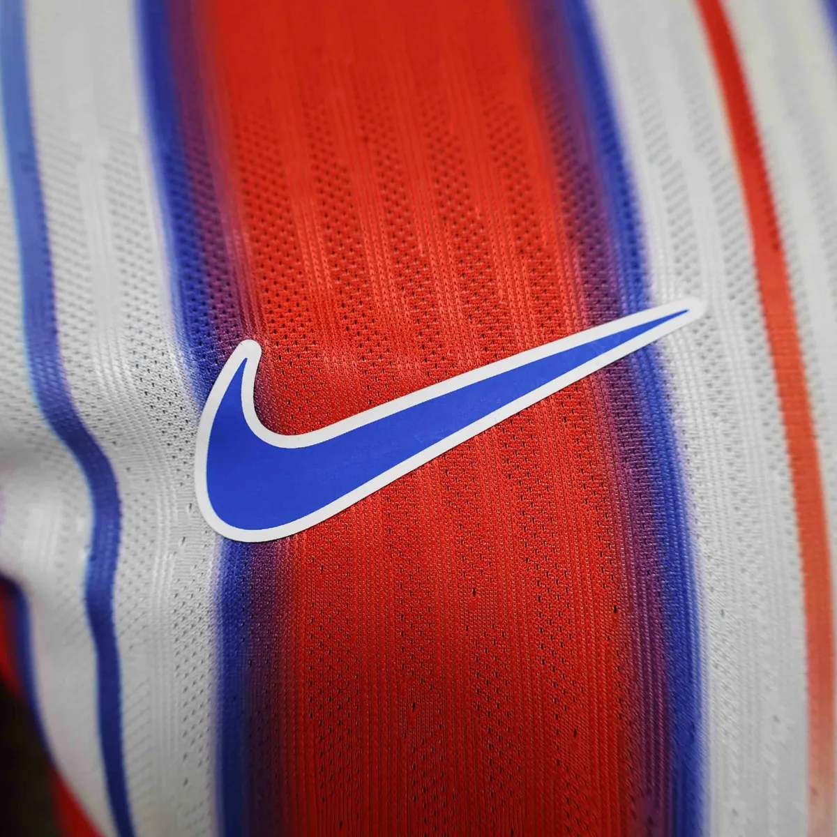 24-25 Atletico Madrid Home Long Sleeve Kit Player Version Shirt 4