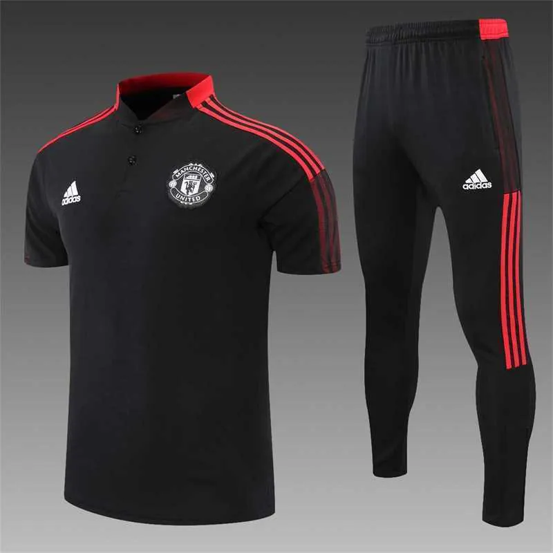 Manchester United Polo black red-three sides 21
