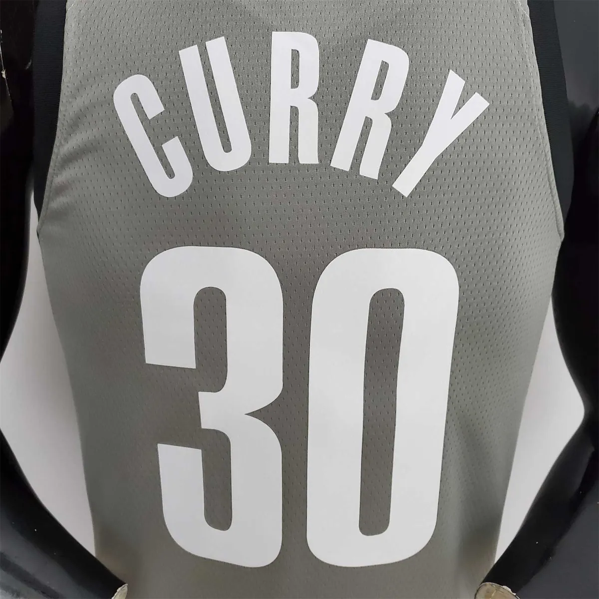 Nets Curry #30 Flyer Grey NBA Jersey 1