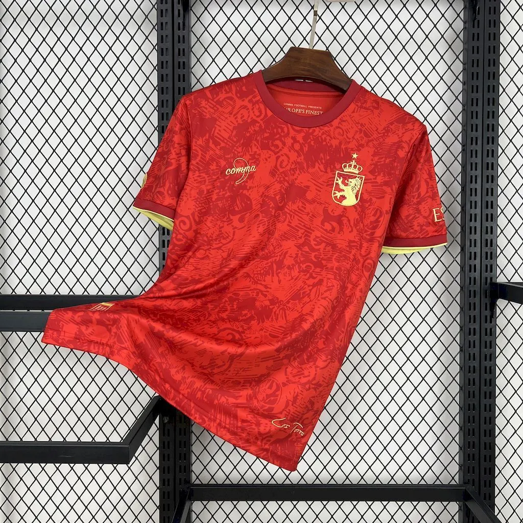2024 Spain Comma Special Edition Shirt Football Uniforms AAAAJersey Supplier Yupoo 7