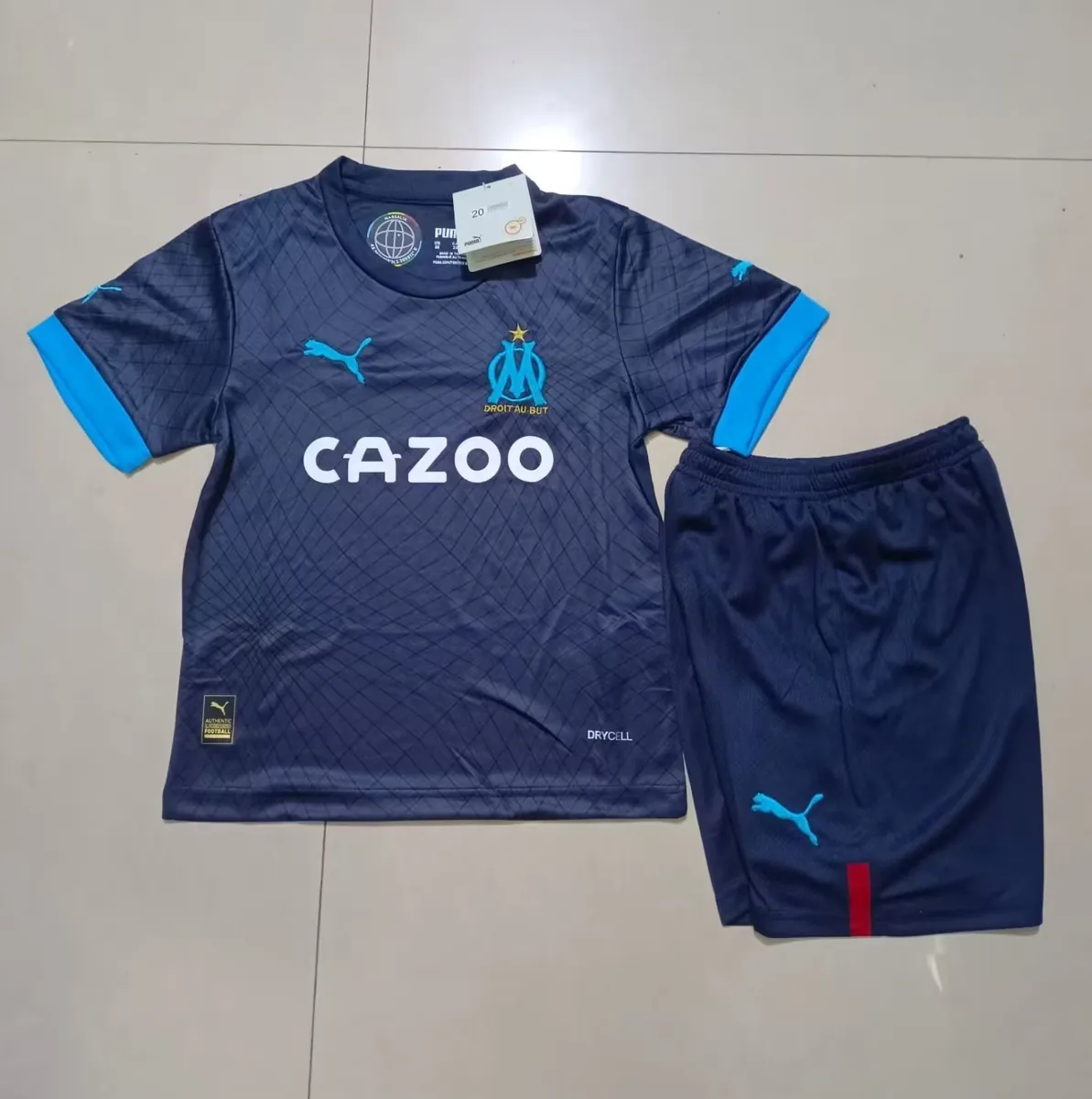 22-23 Marseille away kids kit 3