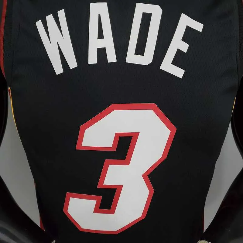 Miami Heat WADE#3 Black 6