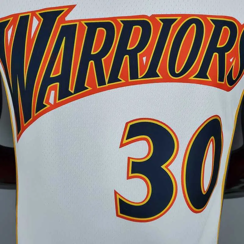 Curry #30 Warriors Rookie White 3