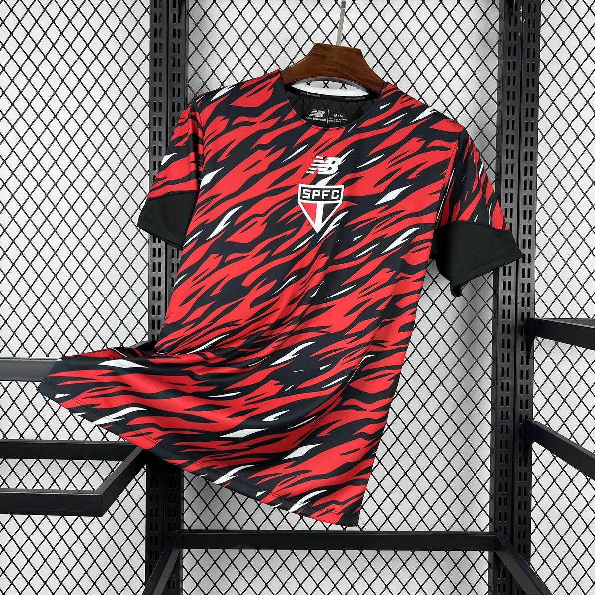 26-27 Sao Paulo Mens Pre-Match Kit Soccer Uniforms T-Shirt AAAAJersey Dropship Yupoo 2
