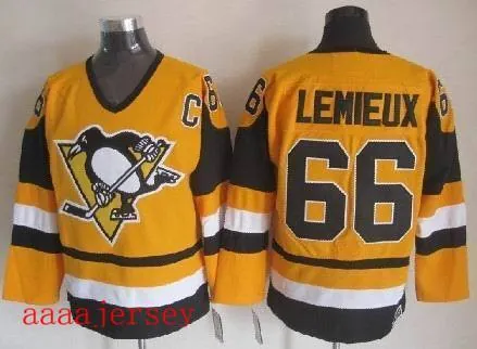 Pittsburgh Penguins retro ice hockey jersey M-3XL 匹兹堡企鹅队复古冰球服 5