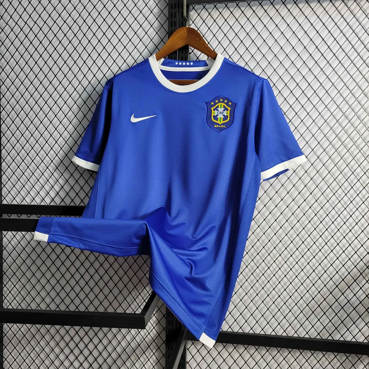 2006 Retro Brazil Away S-XXL Cheap Football Kit 5