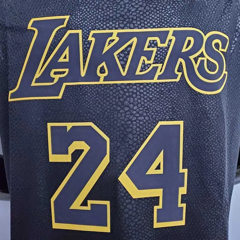 Bryant #24 Lakers black 2