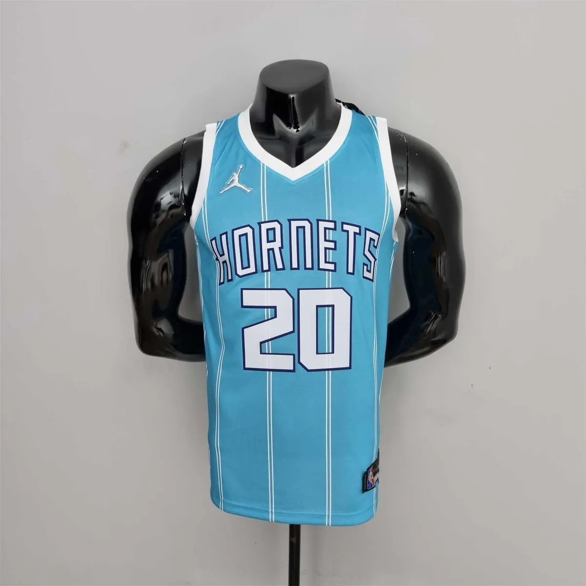 75th Anniversary Hayward #20 Charlotte Hornets Blue NBA Jersey 10
