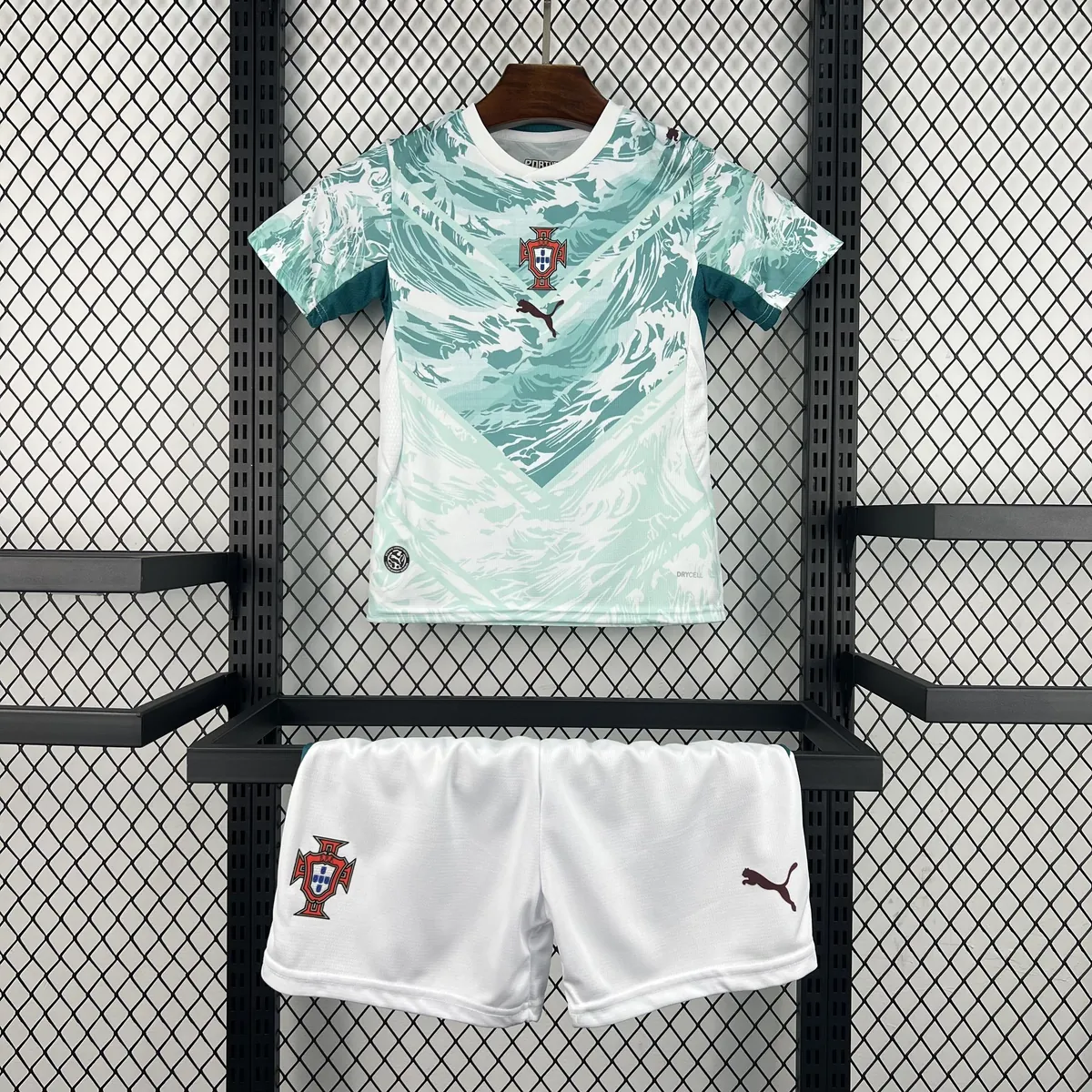 2026 World Cup Set Portugal Away Kids Kit Football Youth Apparels AAAAJersey Supply Yupoo 6 3