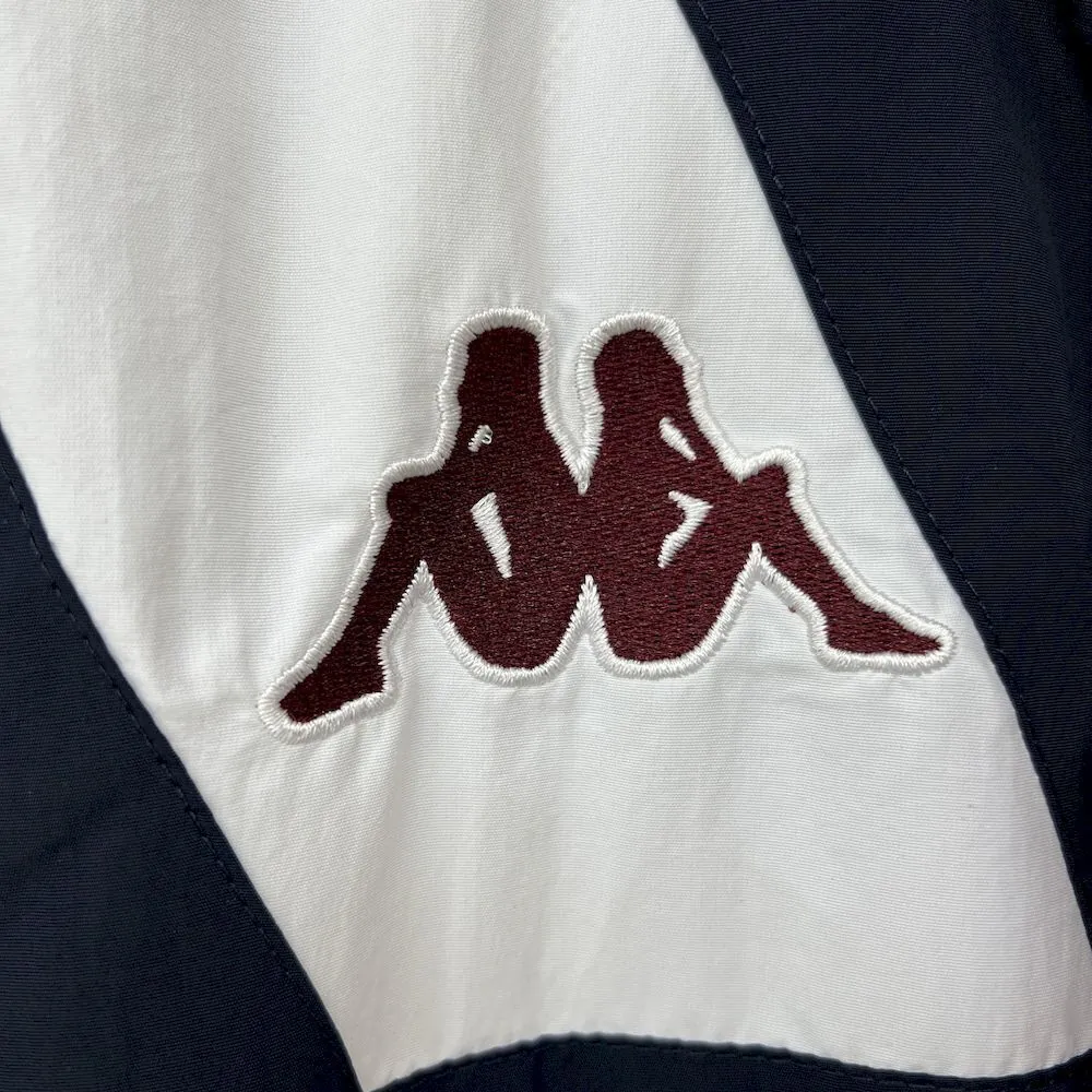 25-26 Barcelona x Kappa OG Style Navy Windbreaker Jacket AAAAJersey Supplier Yupoo 5