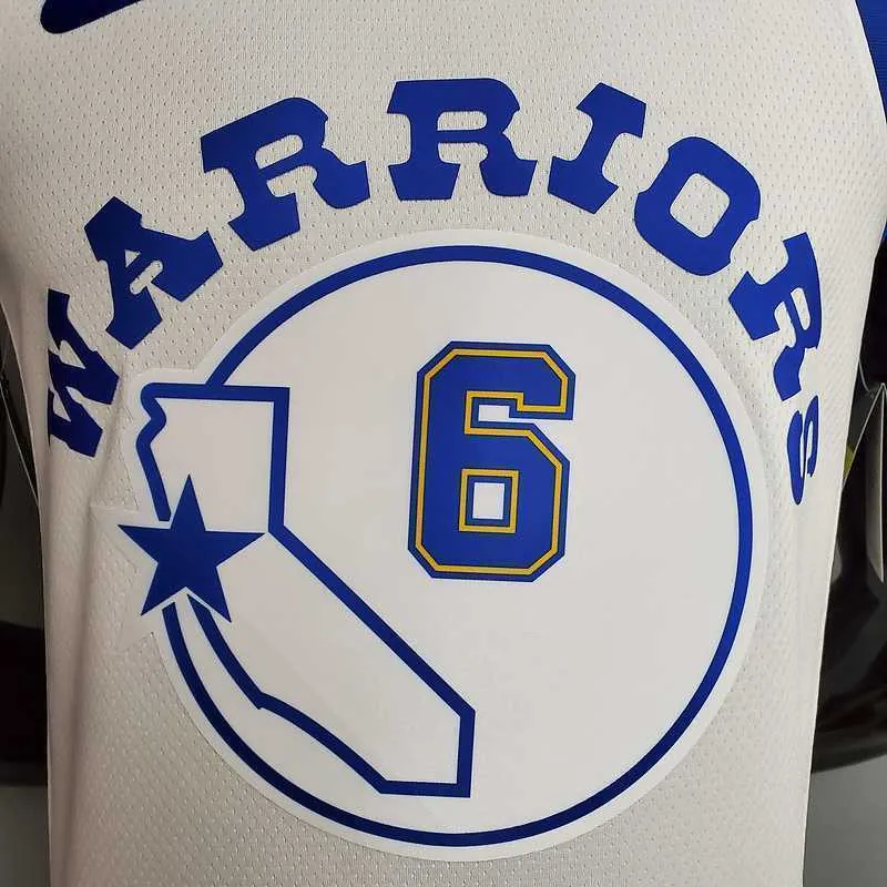 Retro version YOUNG#6 Golden State Warriors white 2