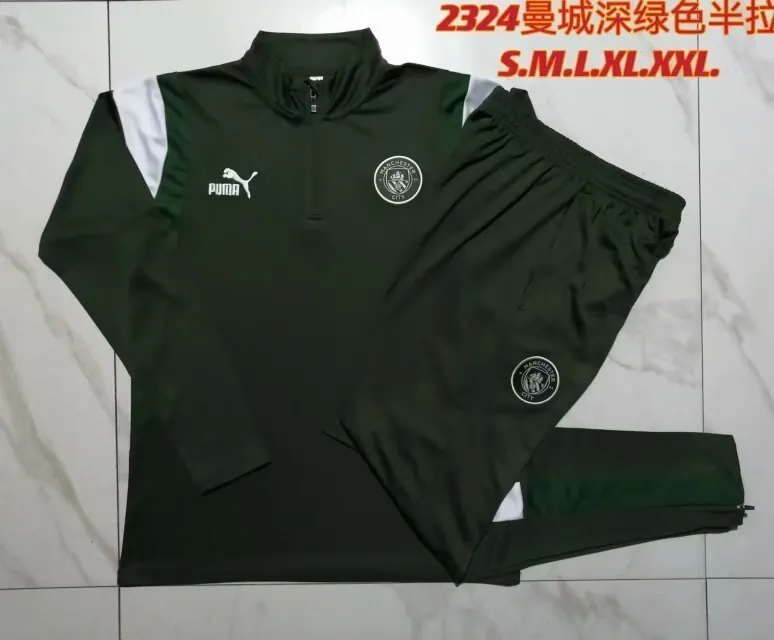 23-24 Manchester City Long Sleeve Training Suit Yupoo 3