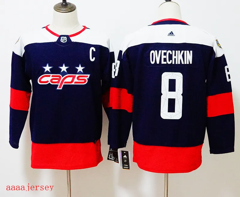 Washington Capitals women ice hockey jersey S-XL 华盛顿首都队女装冰球服 2