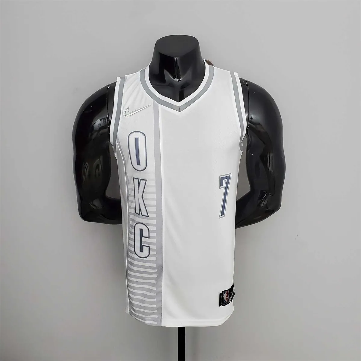 75th Anniversary 2202 Season Oklahoma City Thunder ANTHONY#7 City Edition White NBA Jersey 9