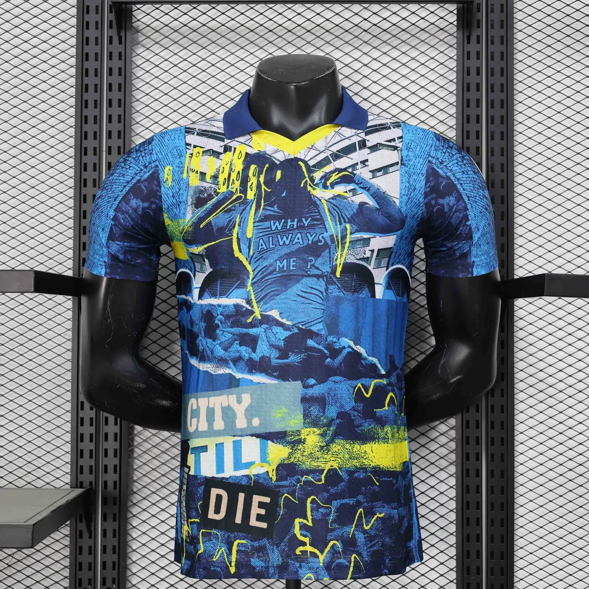 25-26 Manchester City FtbINRGY+Retri Special Edition Kit Player Version AAAAJersey Dropship Yup 3