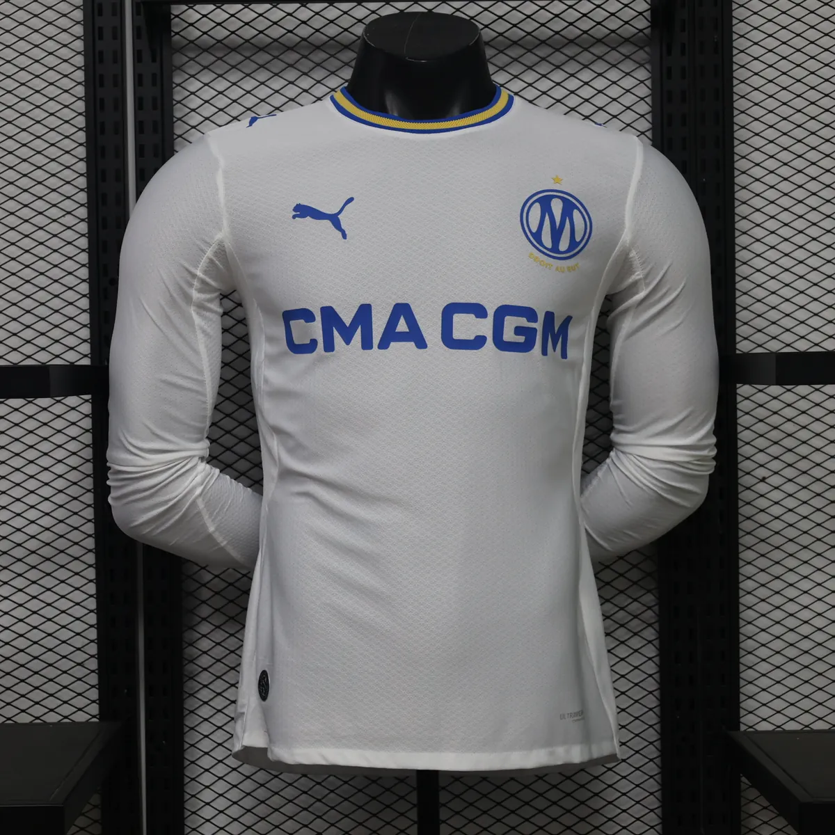26-27 Marseille Home Mens Kit Player Version Football Long Sleeve Shirt AAAAJersey Supply Yupoo 8 6